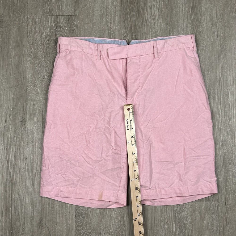 Polo Ralph Lauren Classic Fit Pink Chino Shorts Cotton Twill MENS 34 Need Washed - Picture 8 of 9